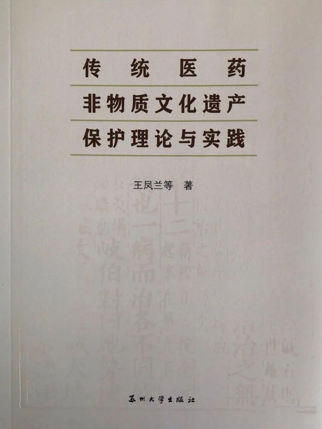 《传统医药非物质文化遗产保护理论与实践》出版(图1)